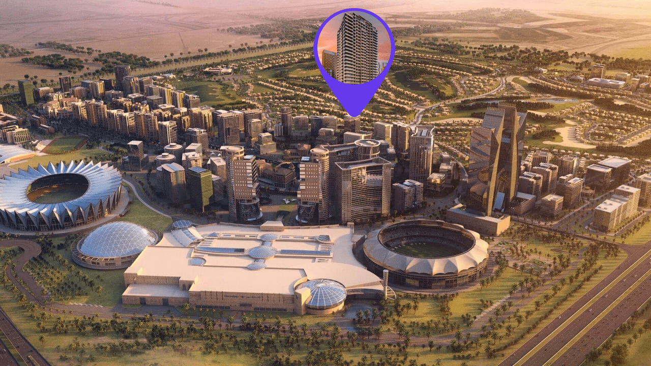 Amal Tower by Consolidated Urban Real Estate Development, Dubai Sports City 2