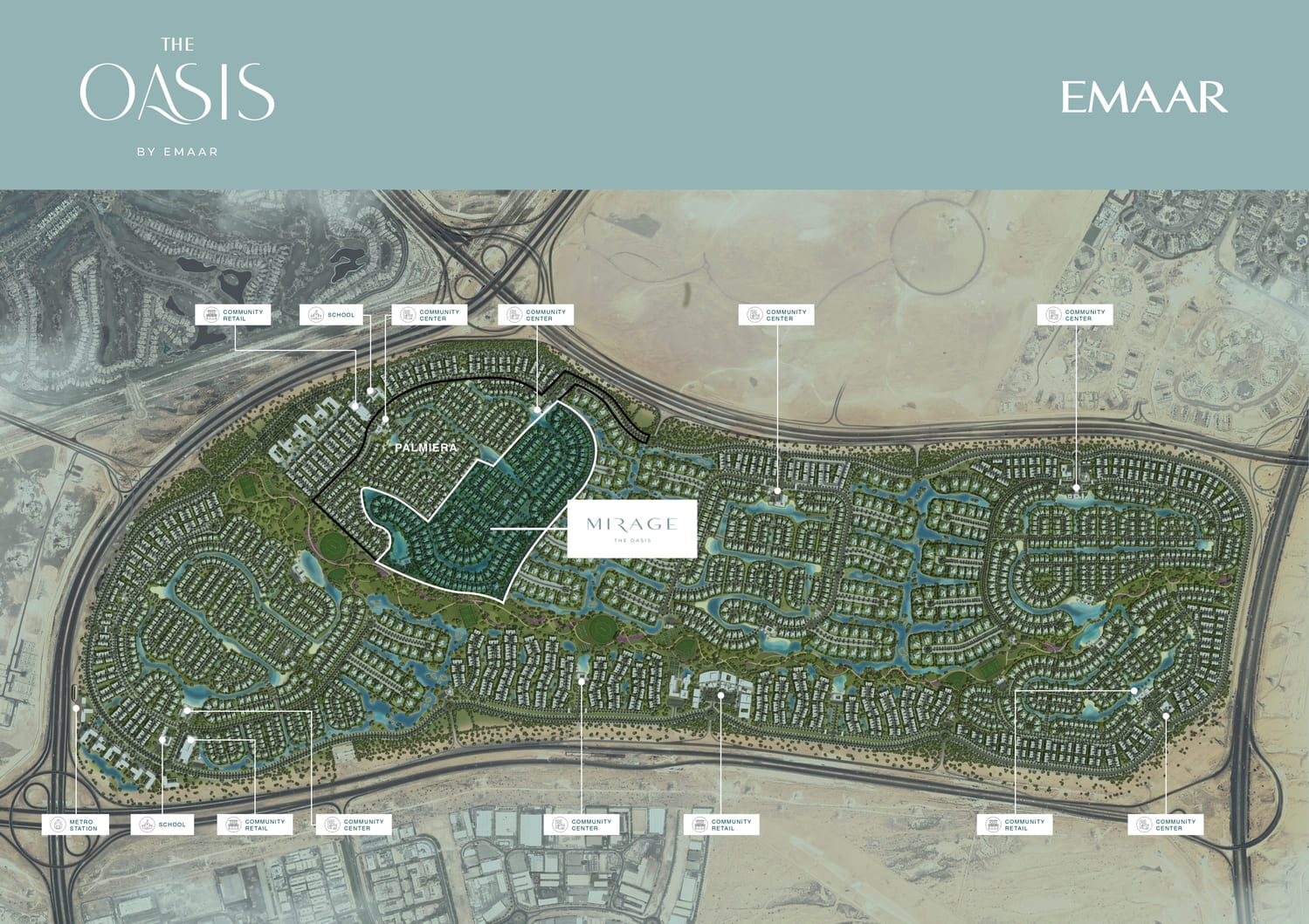 Mirage The Oasis by Emaar, The Oasis 2