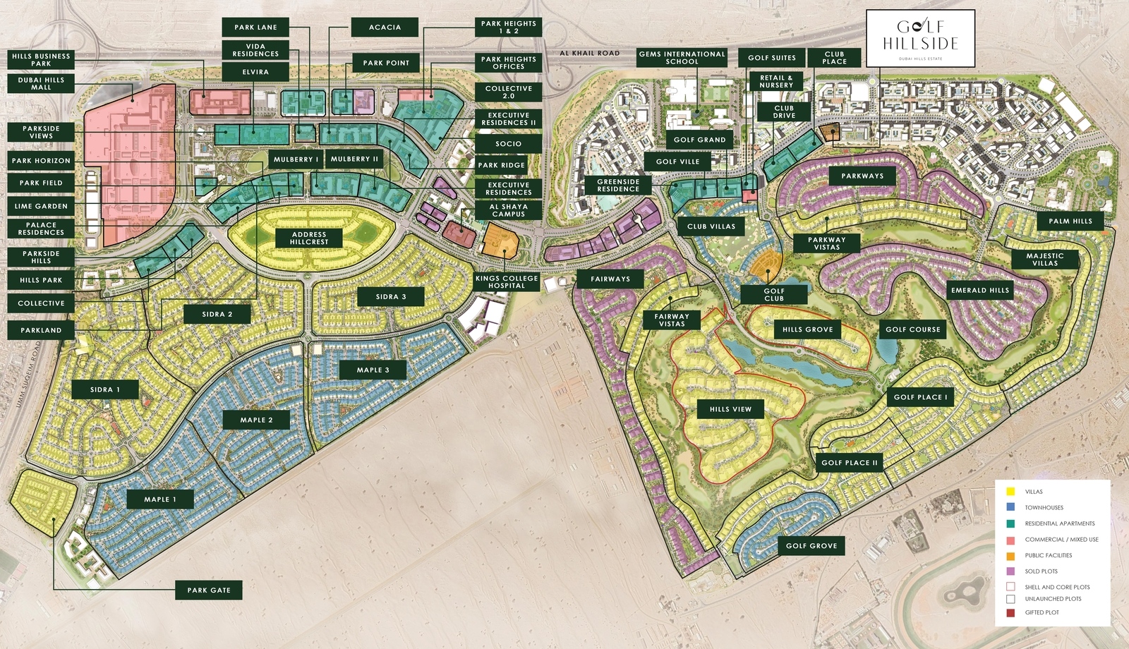 Golf Hillside by Emaar, Dubai Hills 2