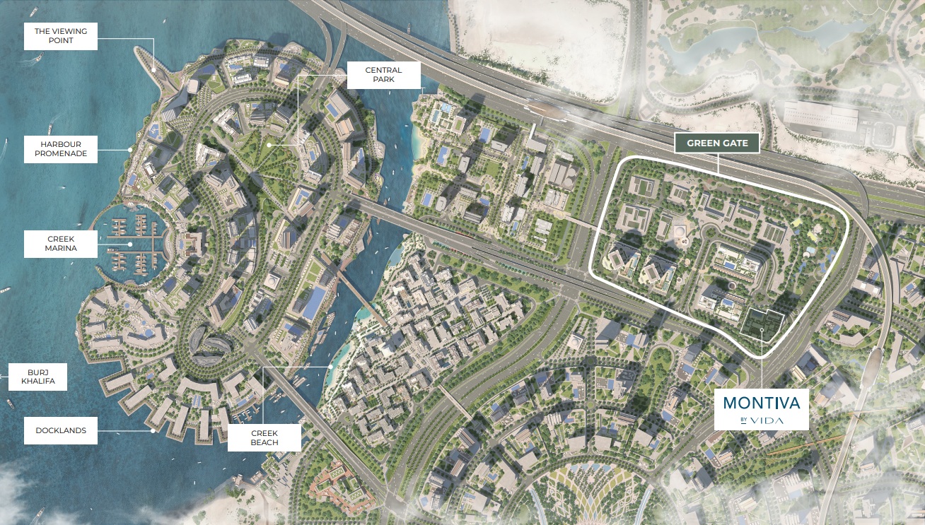 Montiva by Vida by Emaar, Green Gate at Dubai Creek Harbour 2