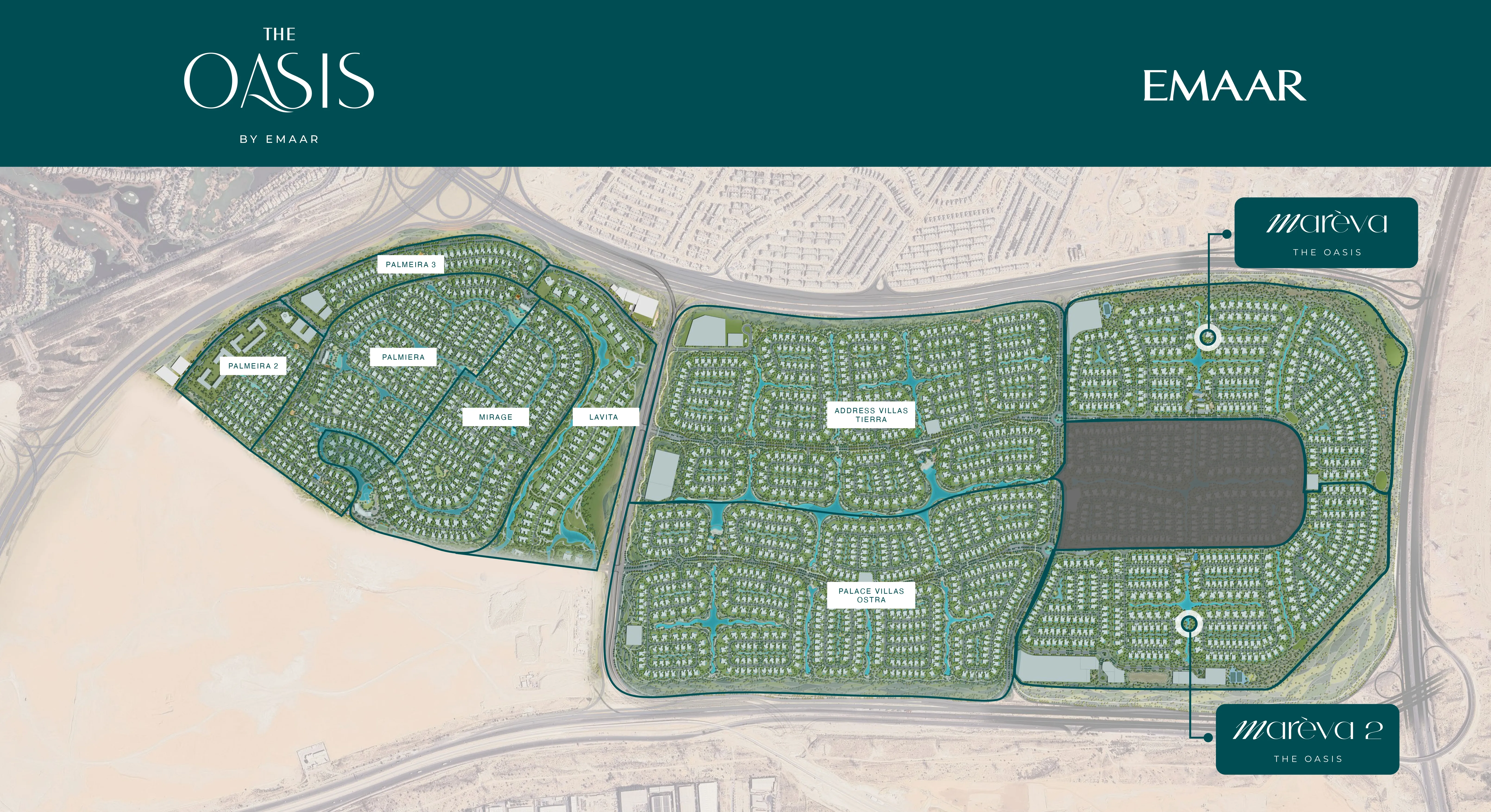 Mareva 1 and 2 The Oasis by Emaar, Dubai 2