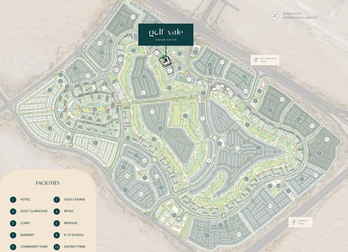 Golf Vale by Emaar, Emaar South 2