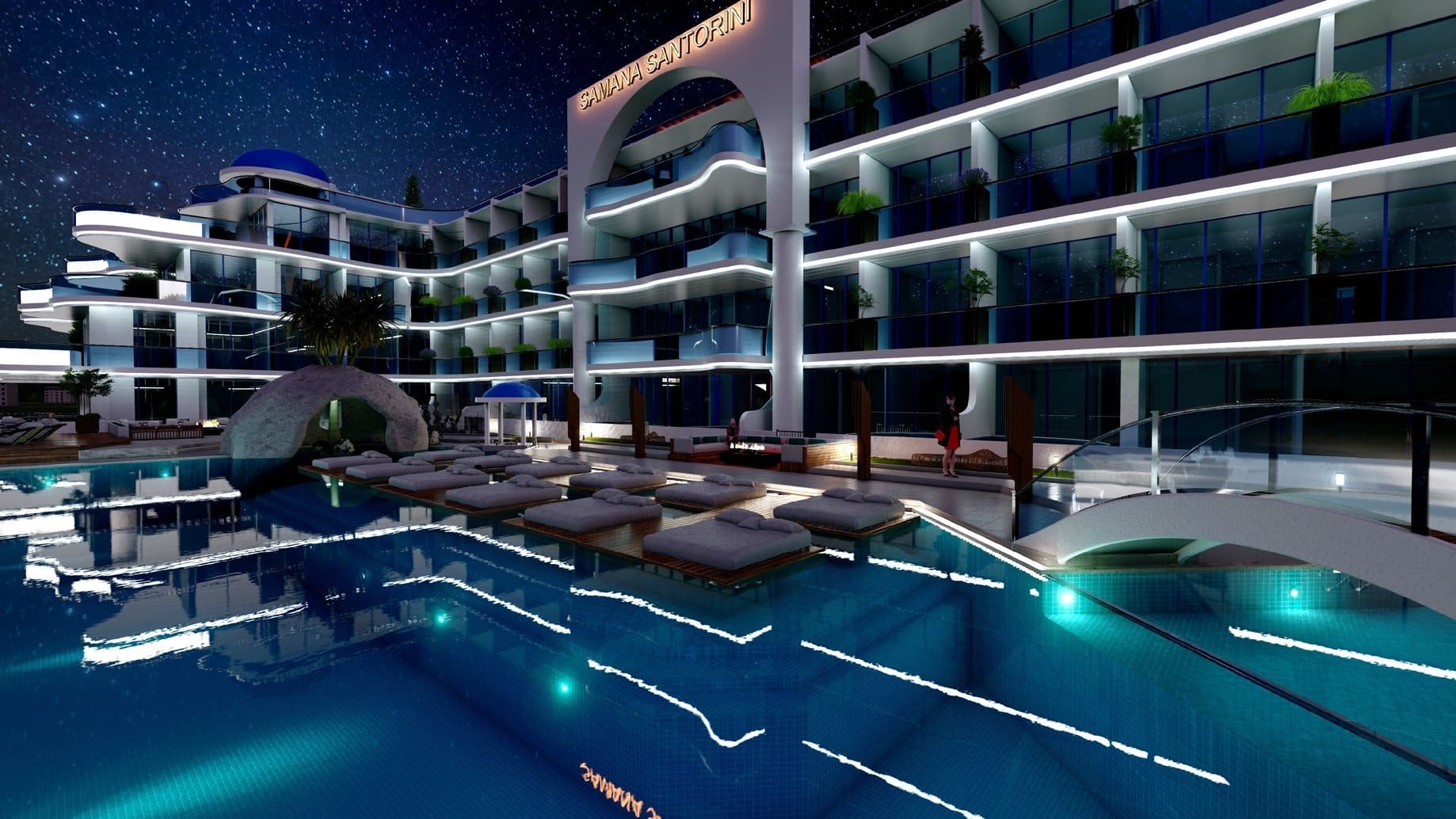 Samana Santorini by Samana, Dubai Studio City