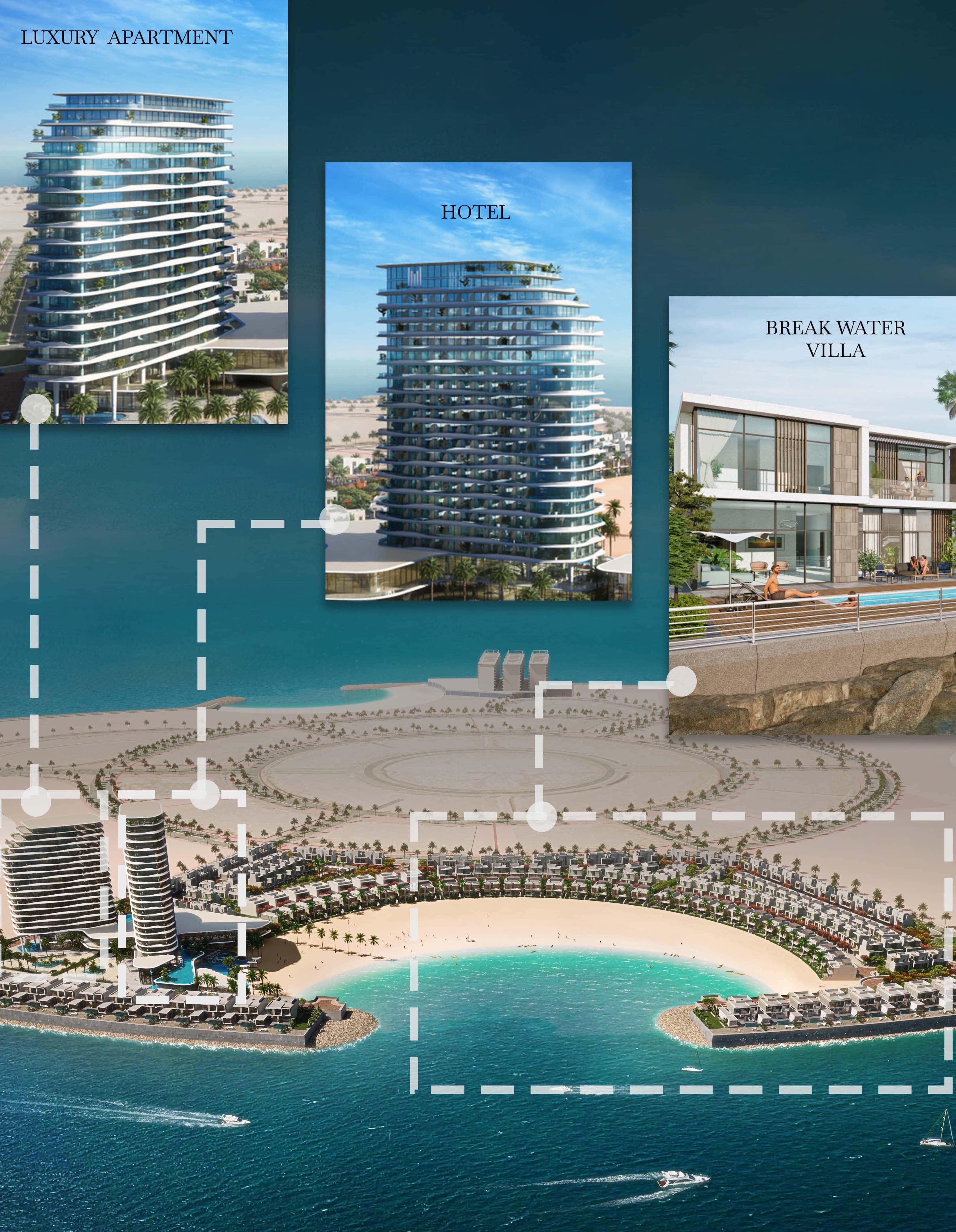 Danah Bay by Dubai Investments Real Estate, Al Marjan Island 2